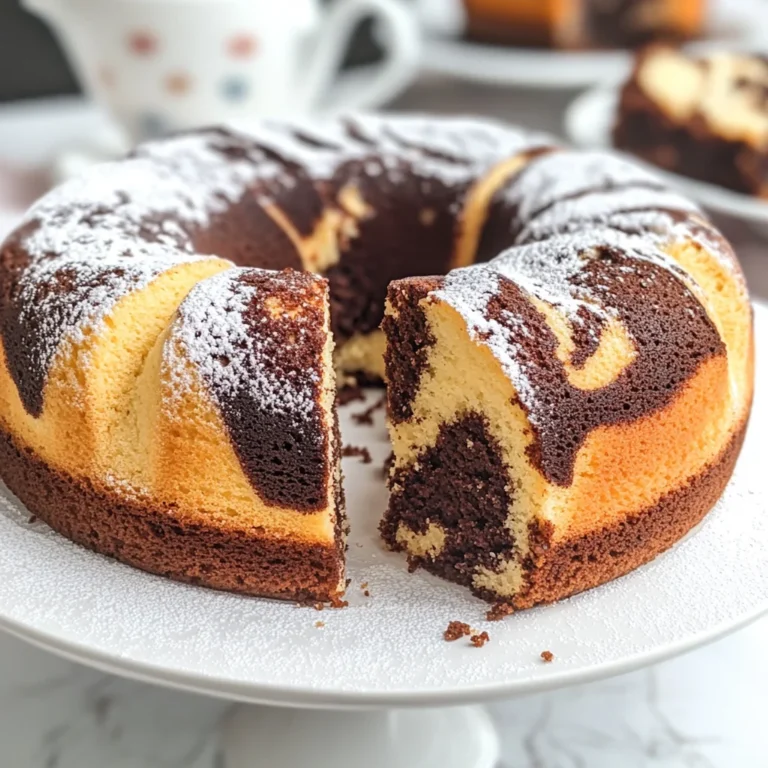 Ciambellone marmorizzato