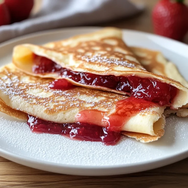 Crepes alla marmellata