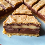 Crostata con barrette al cioccolato