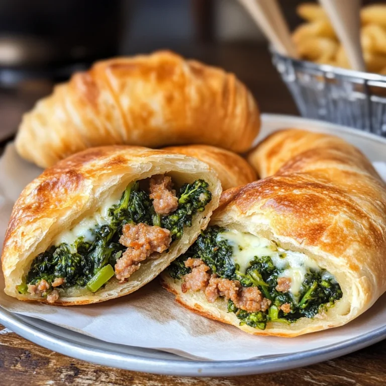 Panzerotti con salsiccia e friarielli