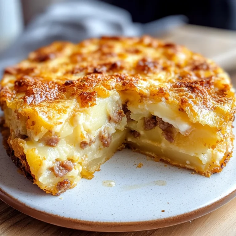 Sbriciolata di patate e salsiccia