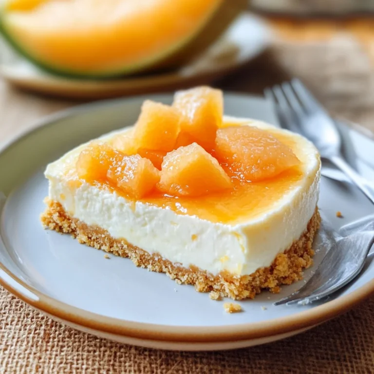 Cheesecake al melone