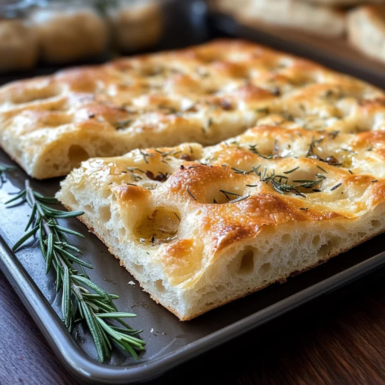 Focaccia in teglia