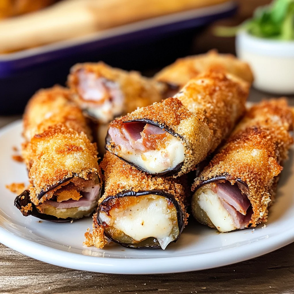 Involtini di melanzane farcite