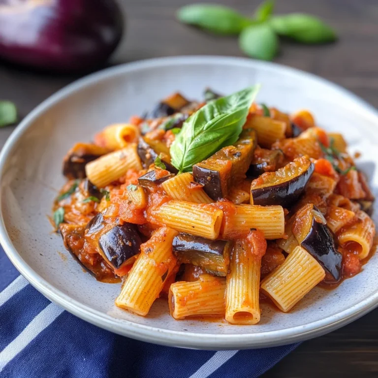 Pasta con le melanzane
