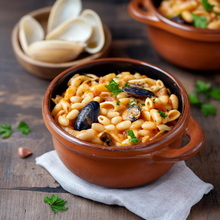 Pasta fagioli e cozze